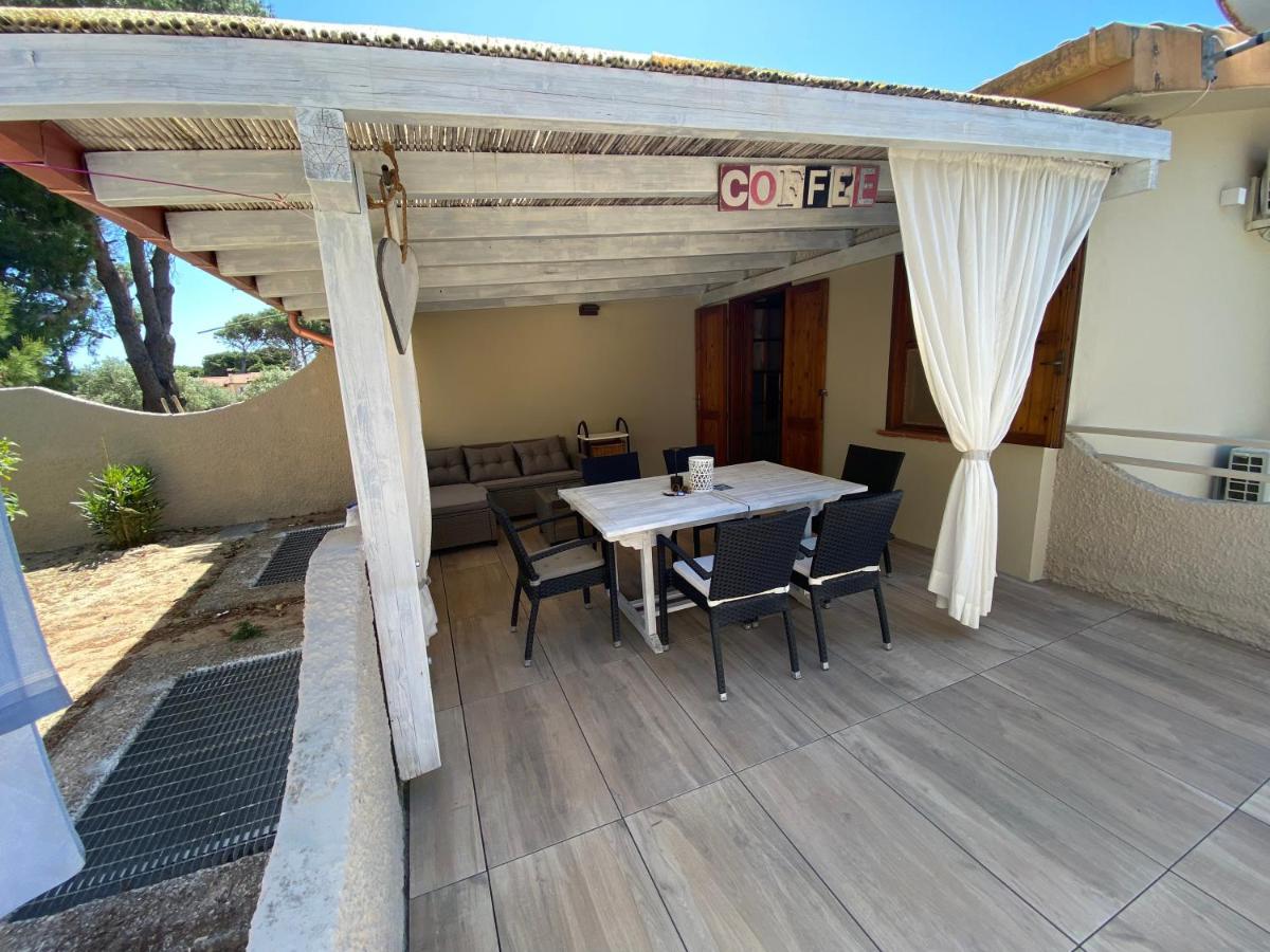 Casa Teresa Villa Porto Pino Buitenkant foto